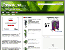 Tablet Screenshot of dracaena.com